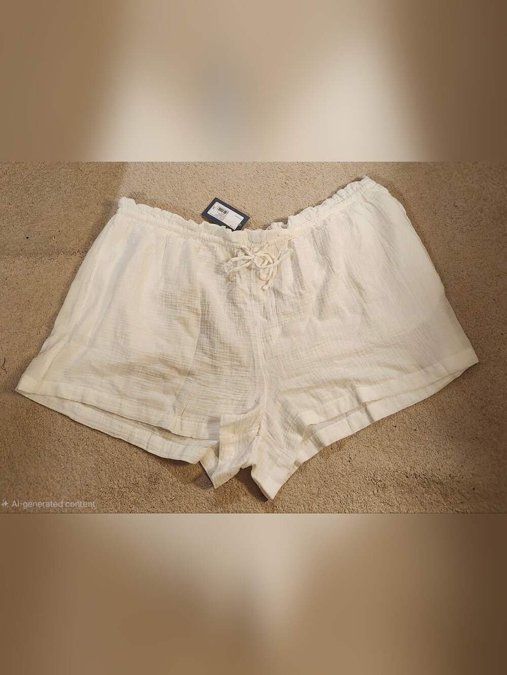 Universal Thread White Linen Look Shorts